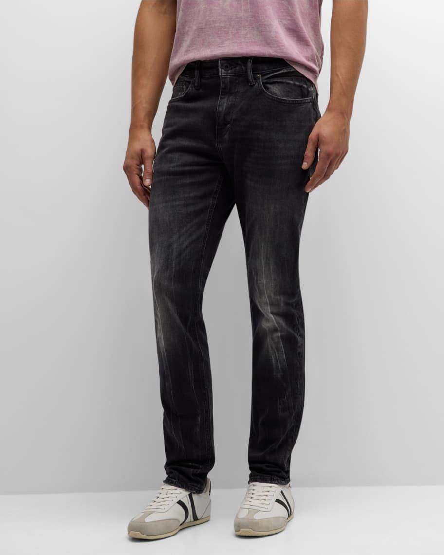Mens Ecology Tapered Stretch Denim Jeans Product Image