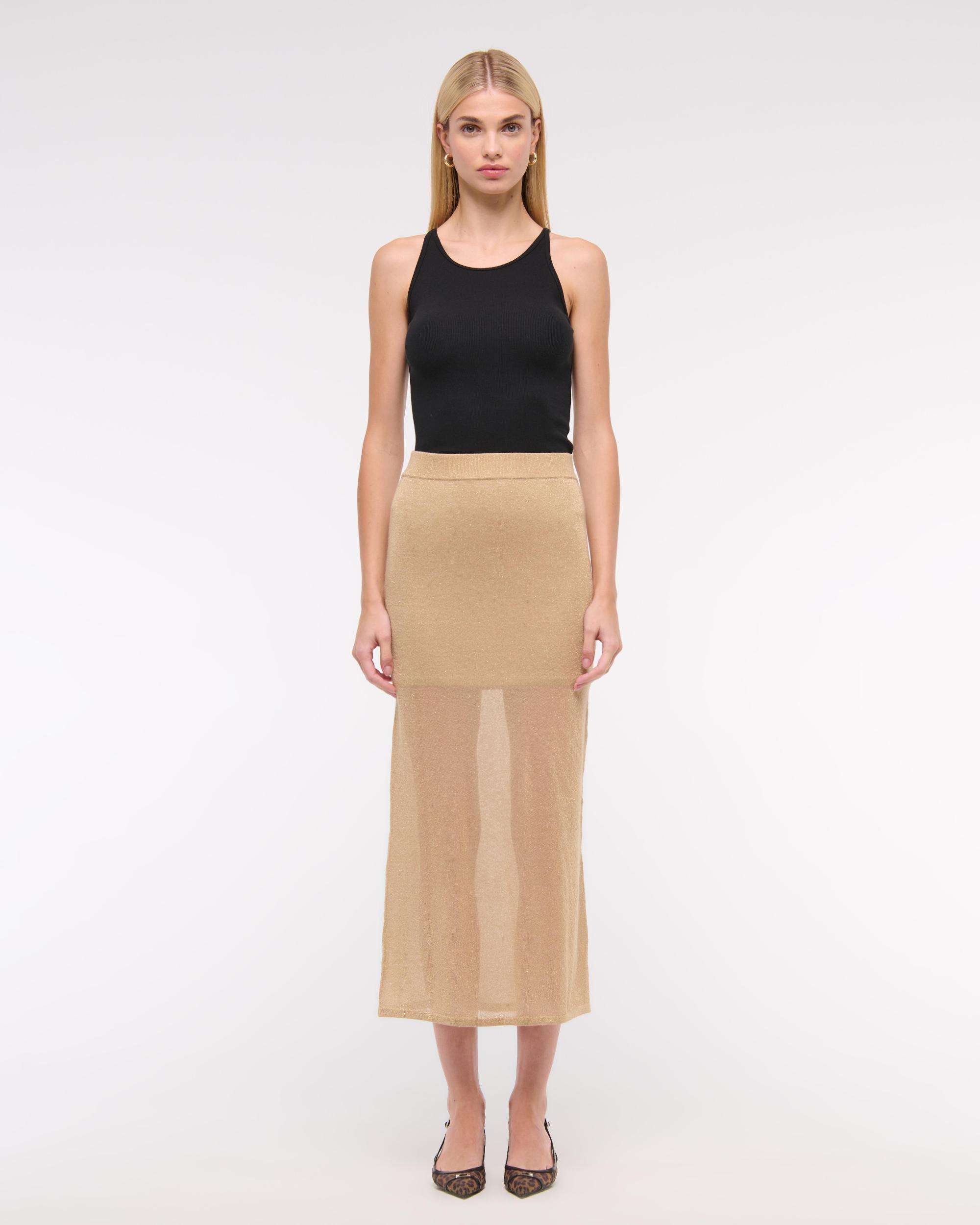 Sweater Maxi Skirt Product Image