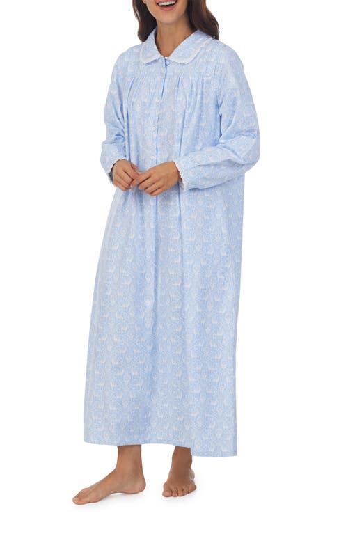 Lanz of Salzburg Classic 50 Open Neck Gown Plaid) Women's Pajama Product Image