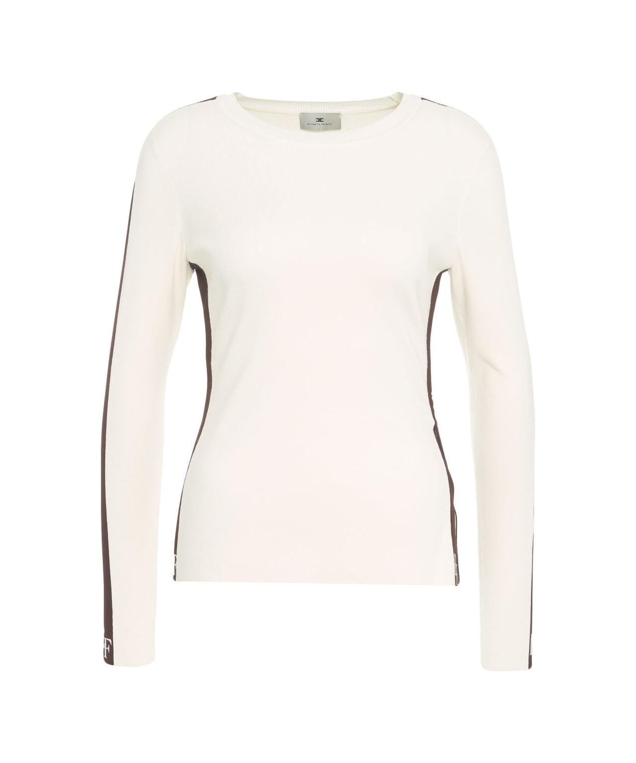 Knit top with logo details Product Image