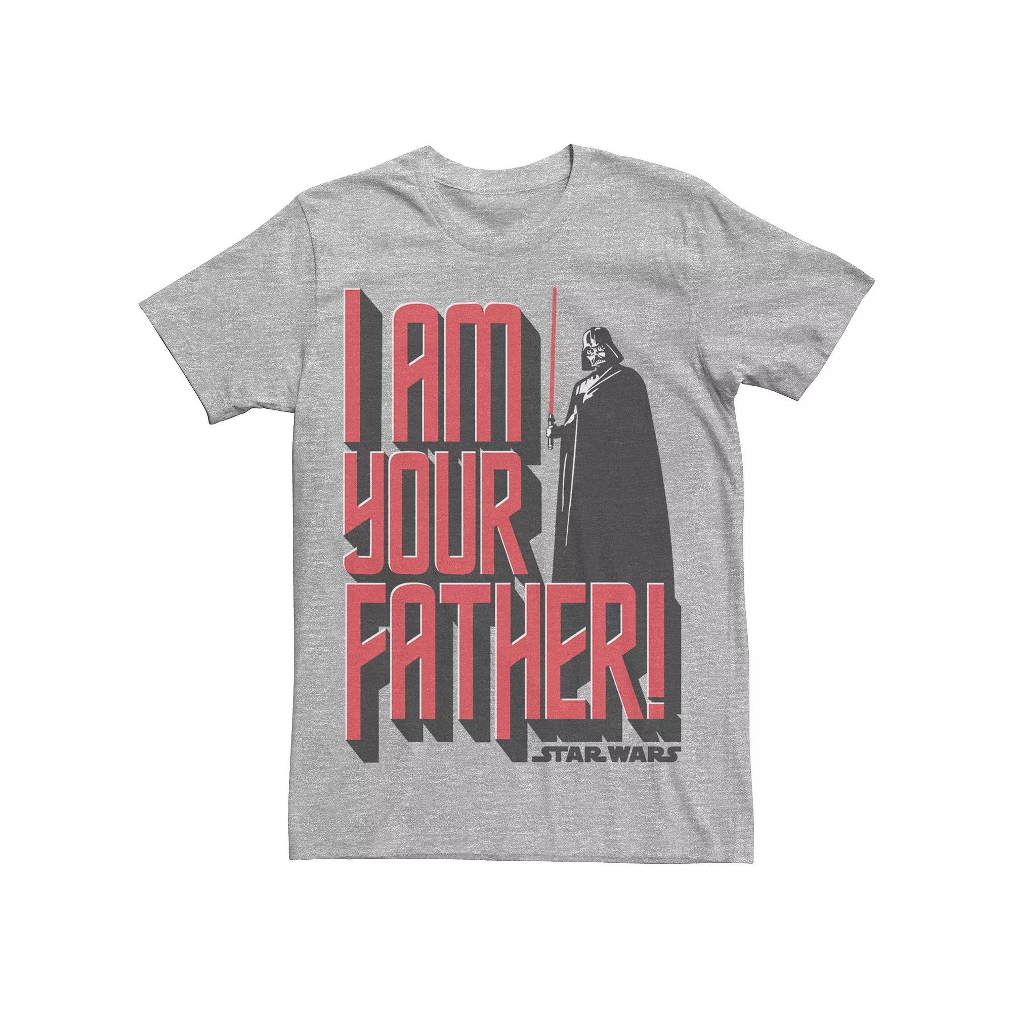 Men's A New Hope Father Figure Tee, Size: Medium, Athletic Grey Product Image