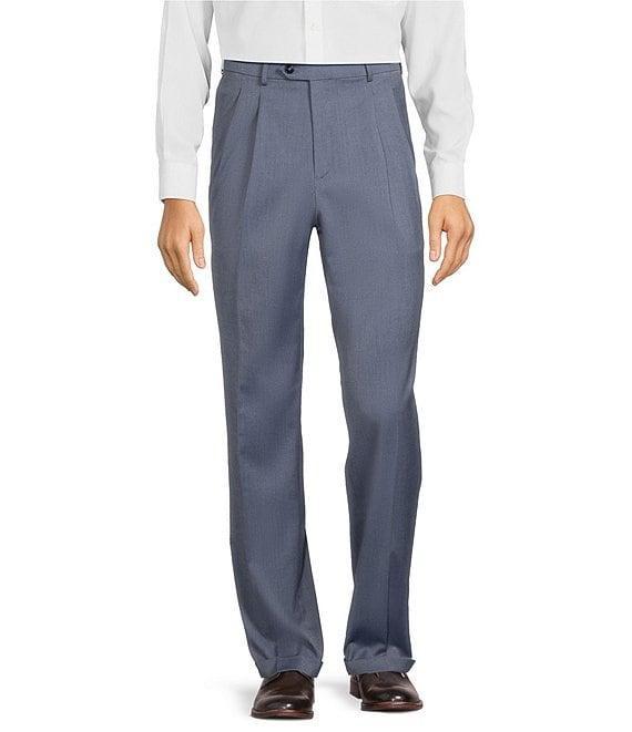 Roundtree & Yorke travelSMART Classic Fit Herringbone Ultimate Comfort Dress Pants Product Image