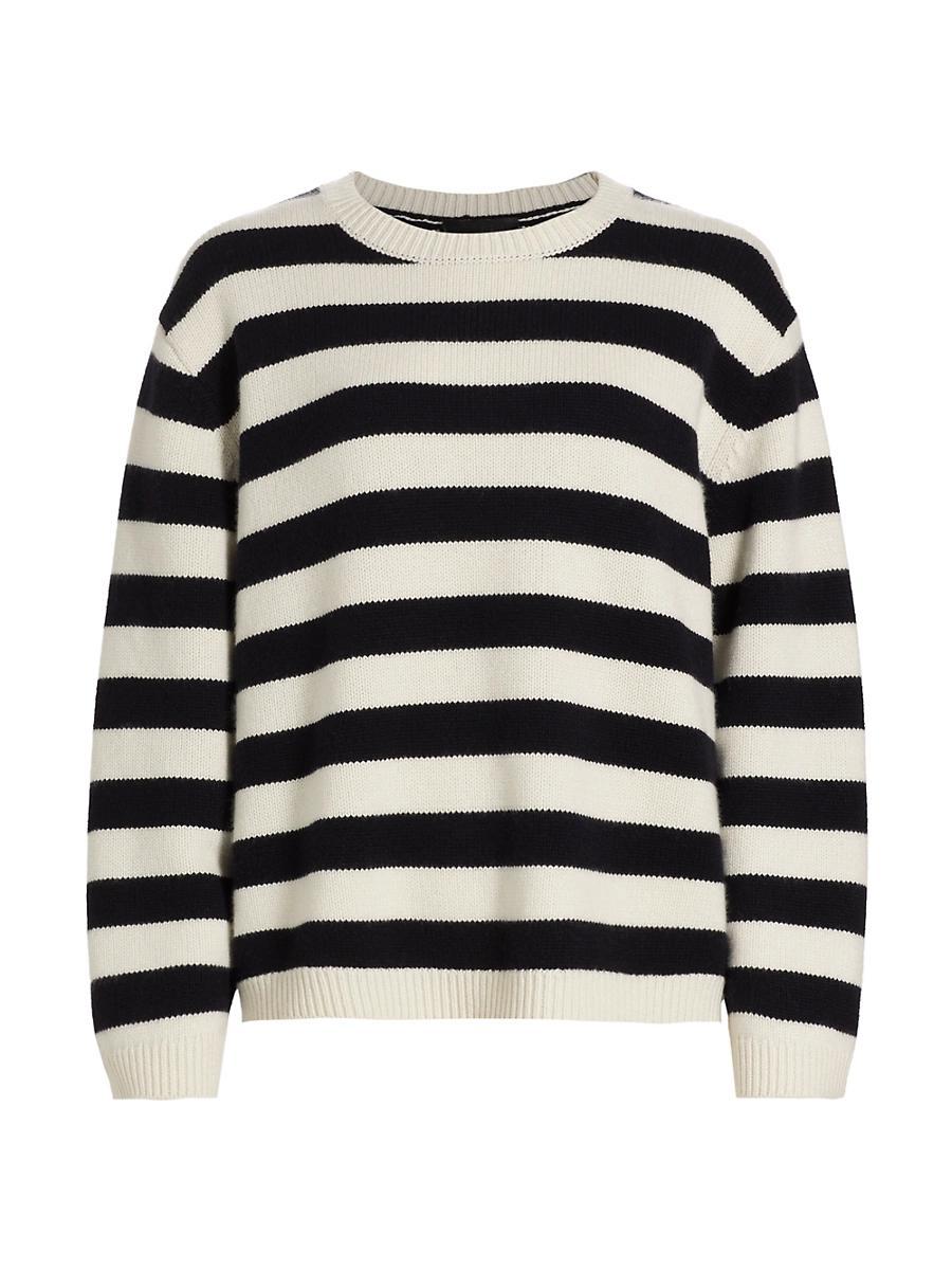 Womens Trina Striped Cashmere Sweater Product Image