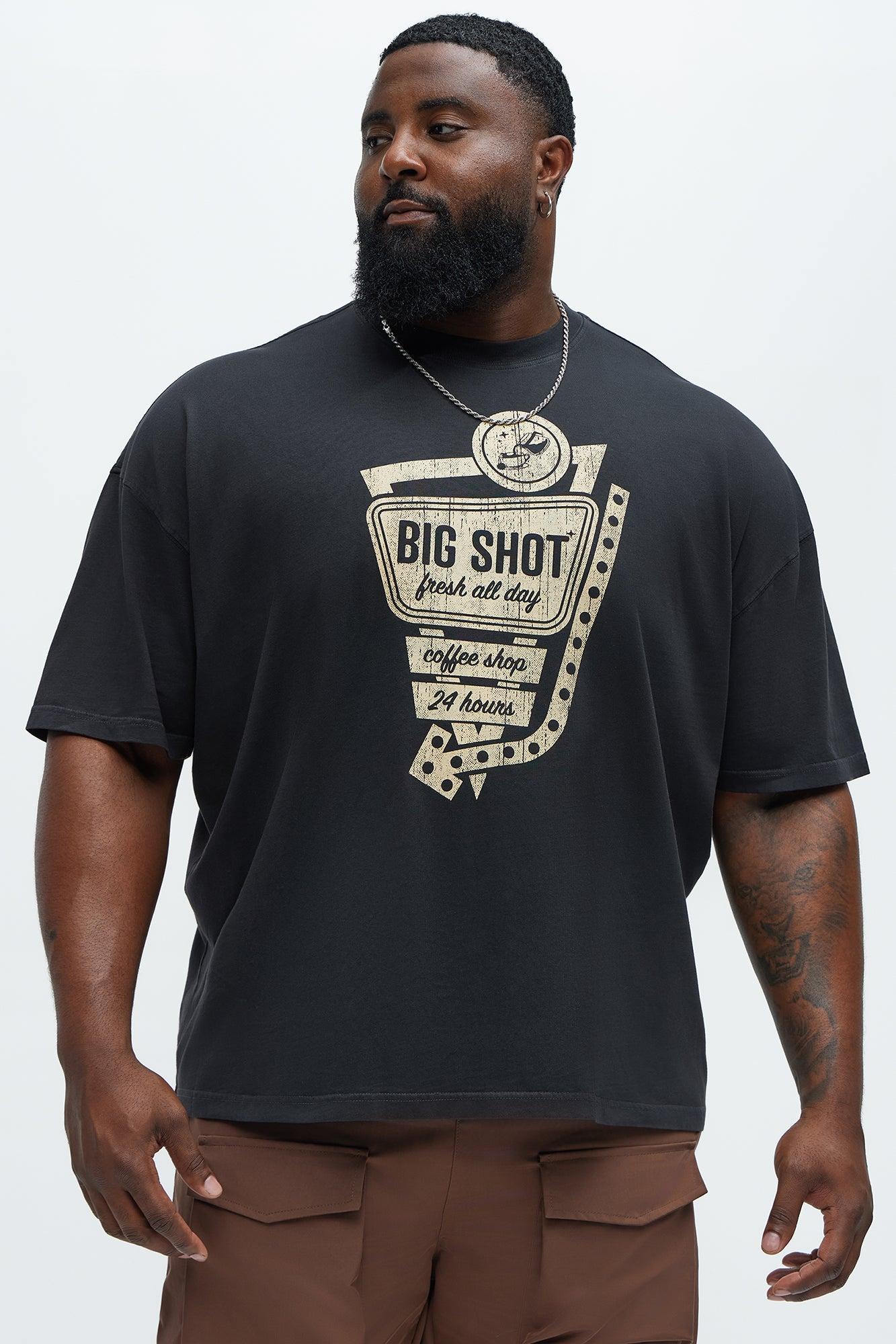 Big Shot Oversized Short Sleeve Tee - Black Product Image