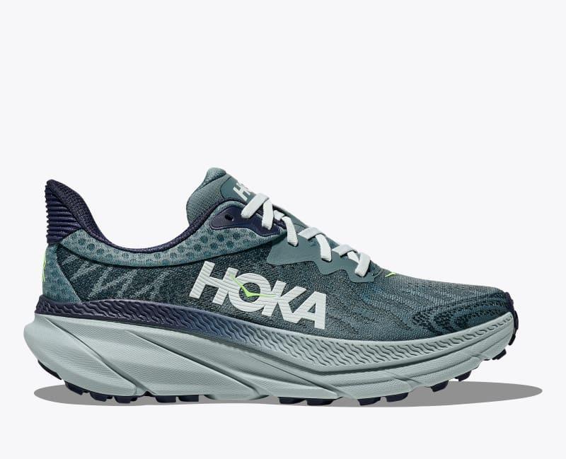 HOKA Men's Challenger 7 Shoes in Mountain Fog/Druzy, Size 8 Product Image