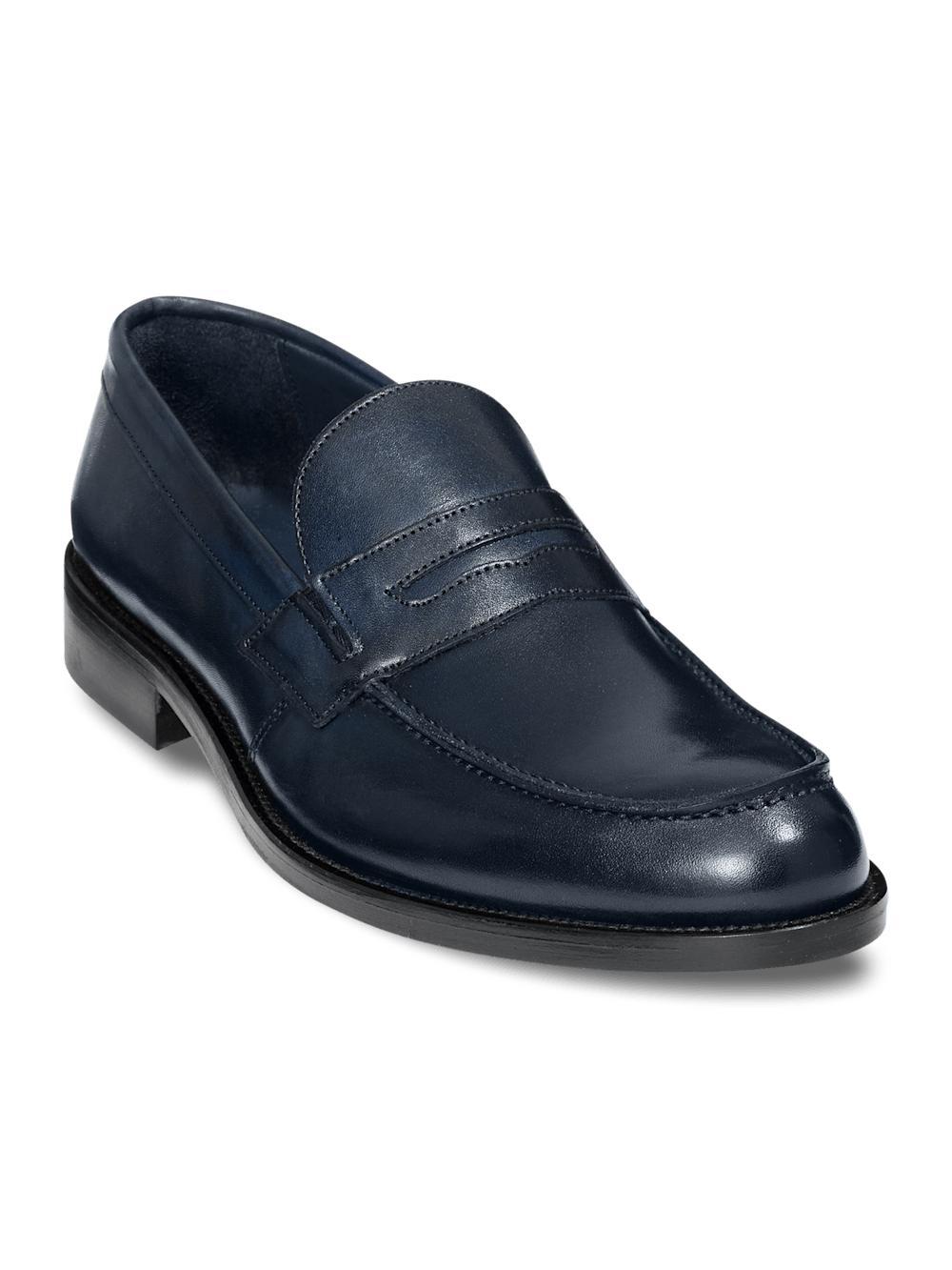 Eric Penny Loafer - Navy Product Image