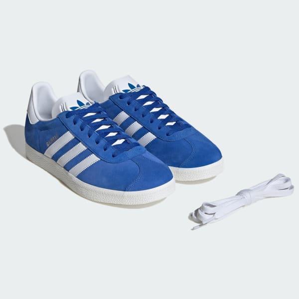 adidas Gazelle Shoes Blue 6.5 Mens Product Image
