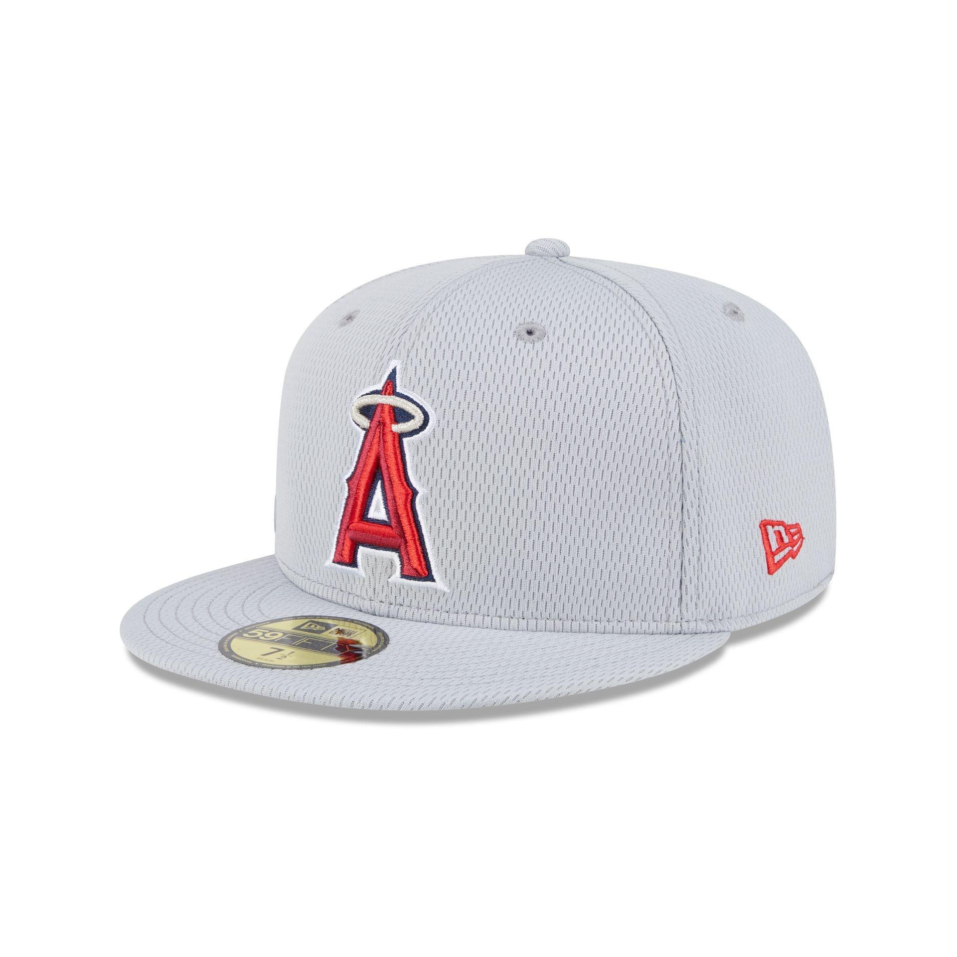 Los Angeles Angels 2025 Clubhouse Gray 59FIFTY Fitted Hat Male Product Image