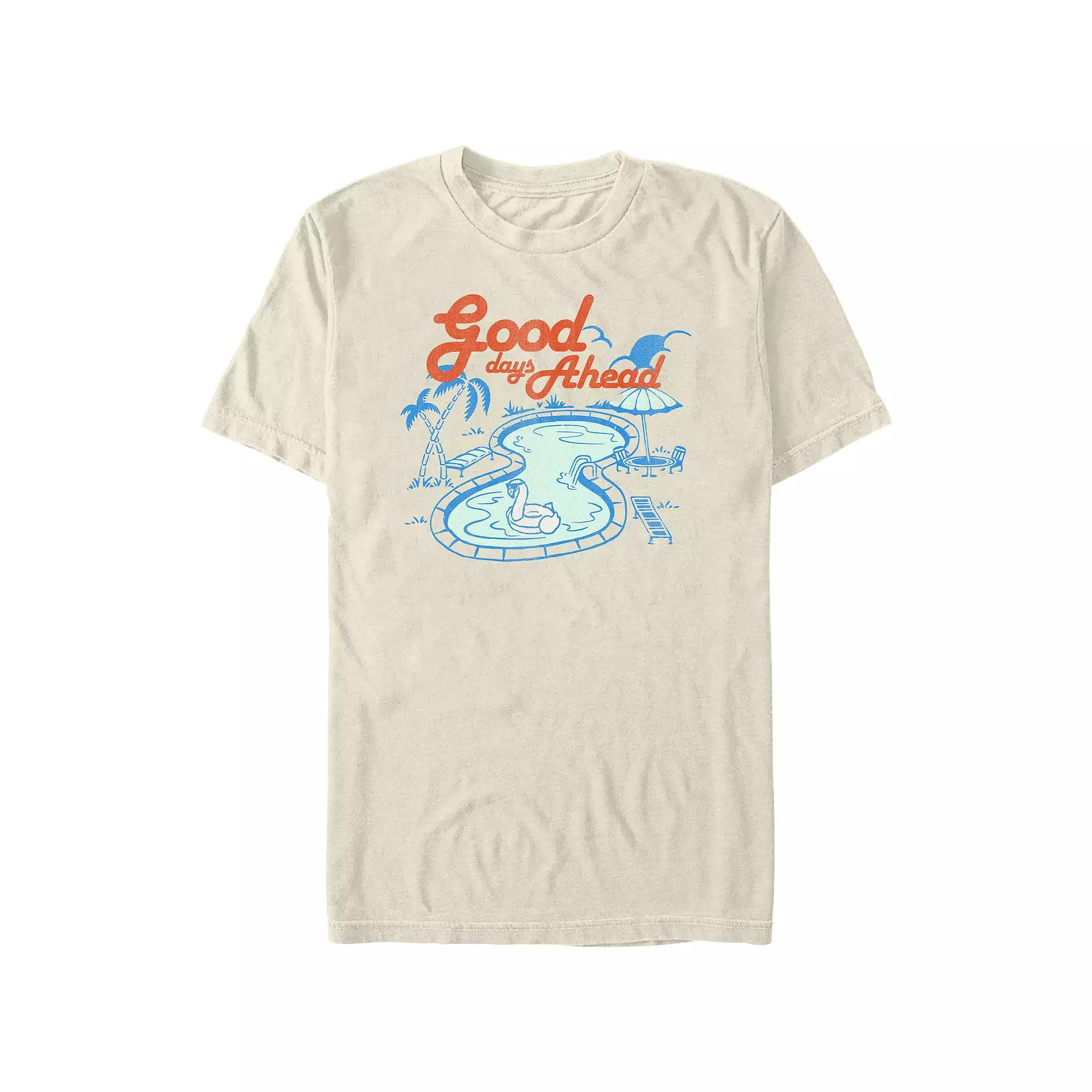 Men's Comfort Colors® Good Days Ahead Graphic Tee, Size: Large, Ivory Product Image
