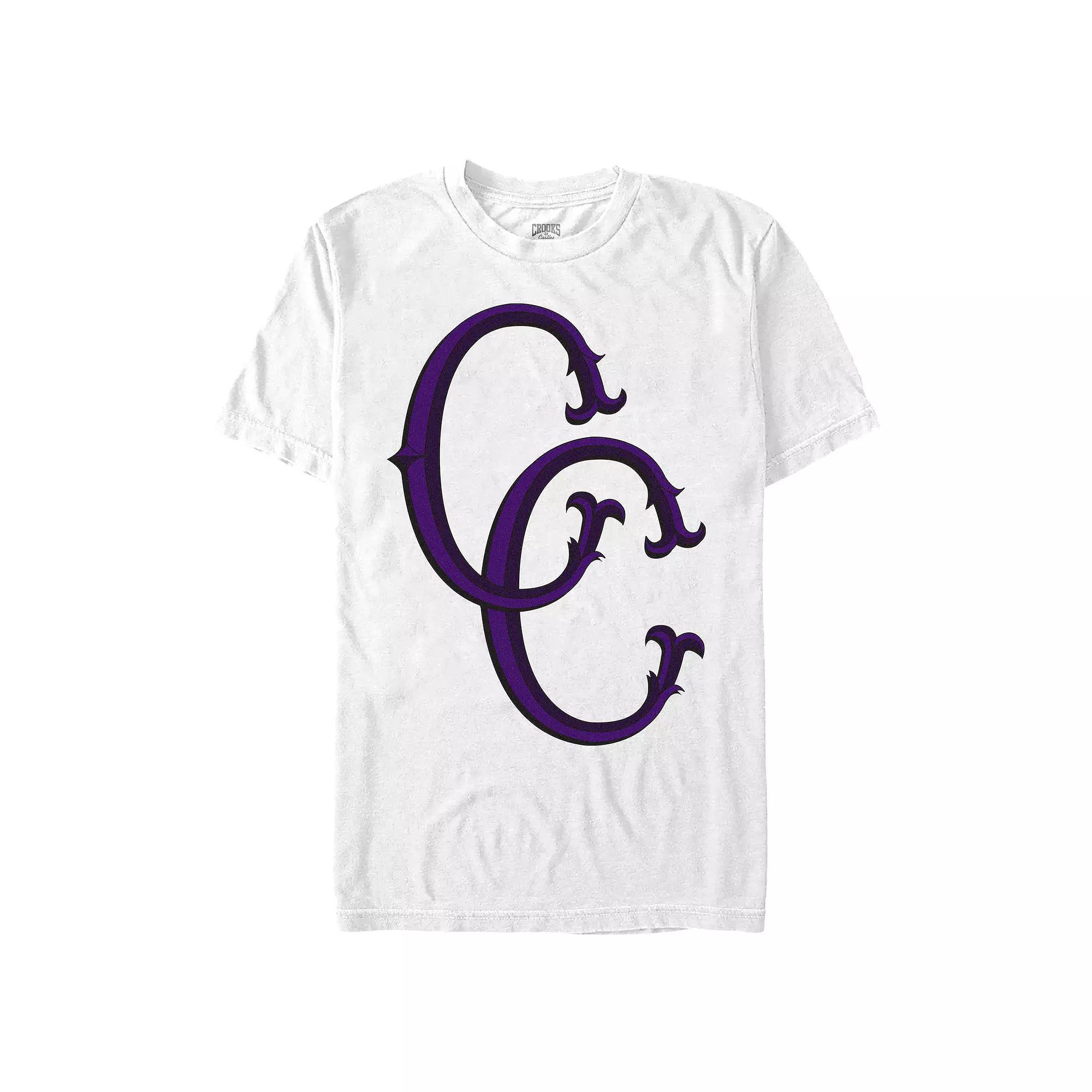 Men's Crooks And Castle C's Graphic Tee, Size: XL, White Product Image