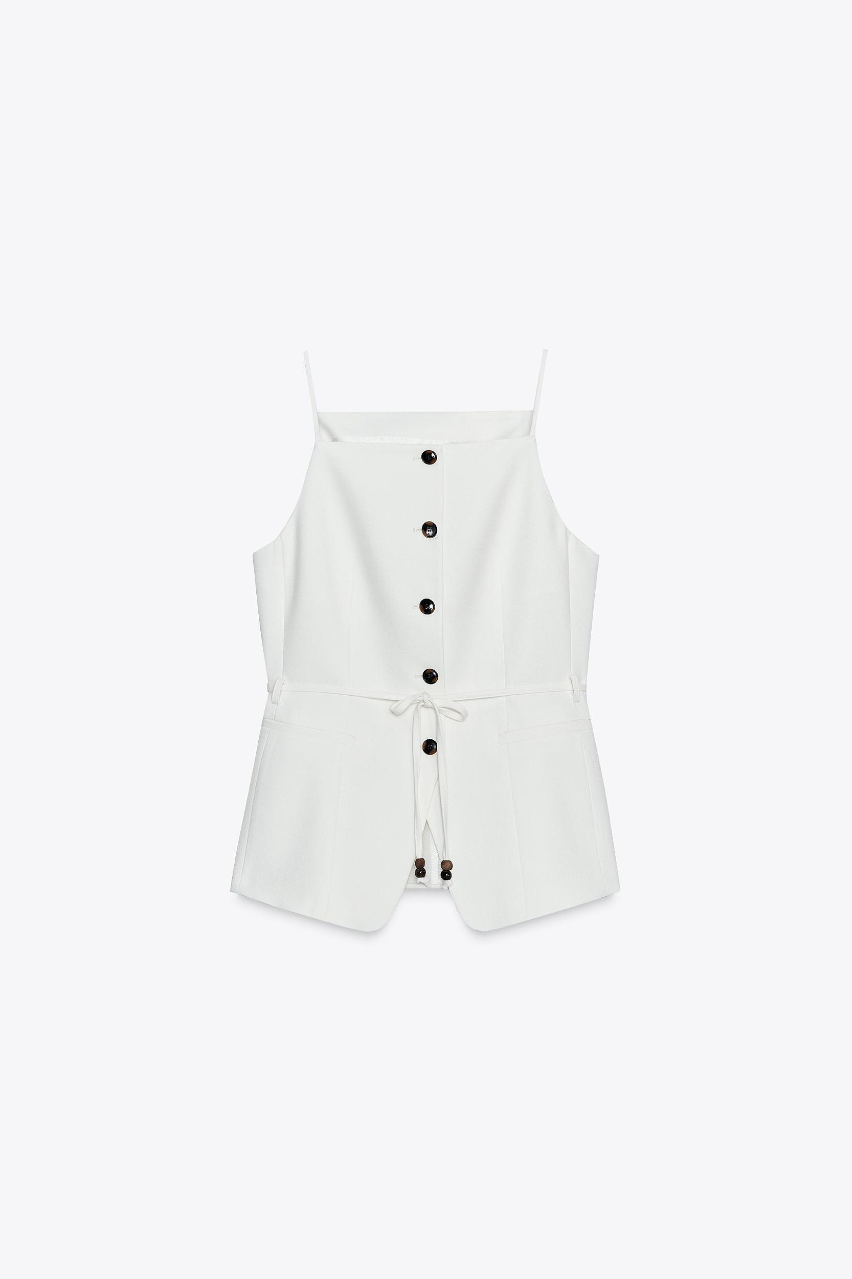 BEADED BELT VEST Product Image
