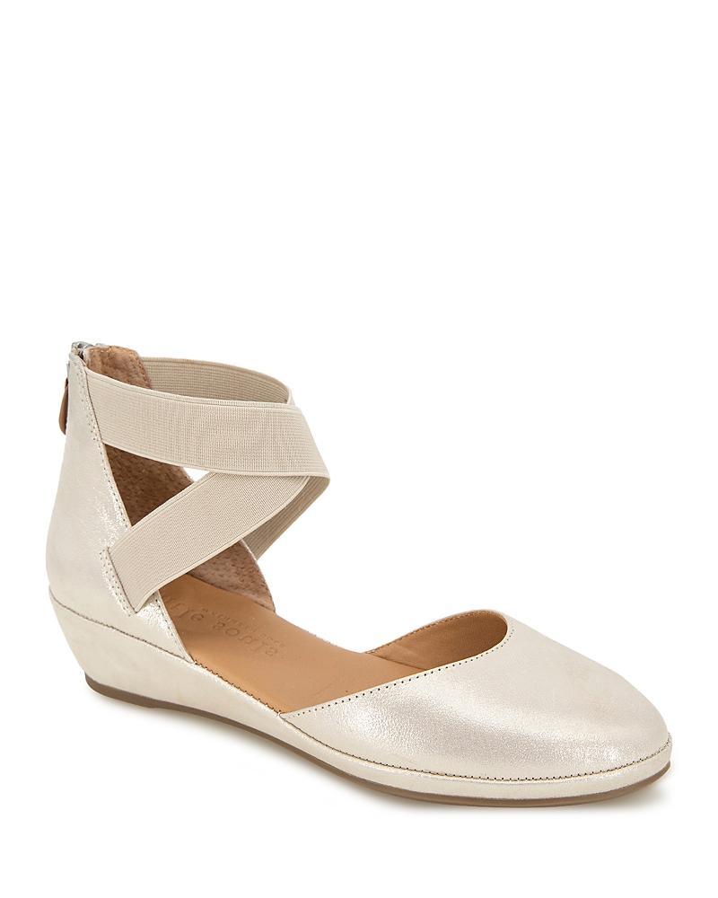Gentle Souls by Kenneth Cole Womens Noa Crisscross Demi Wedge Pumps Product Image