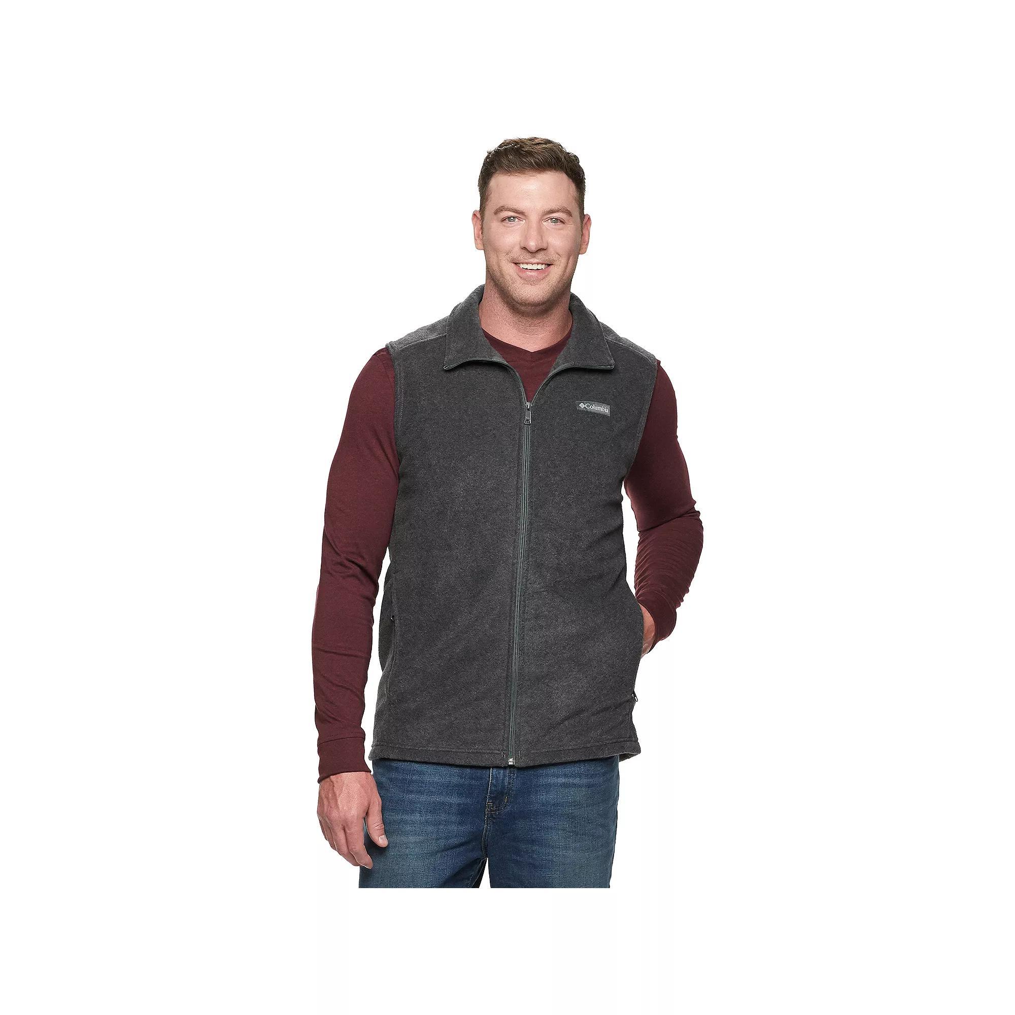 Big & Tall Columbia Steens Mountain™ Vest, Men's, Size: XXL Tall, Grey Heather Product Image