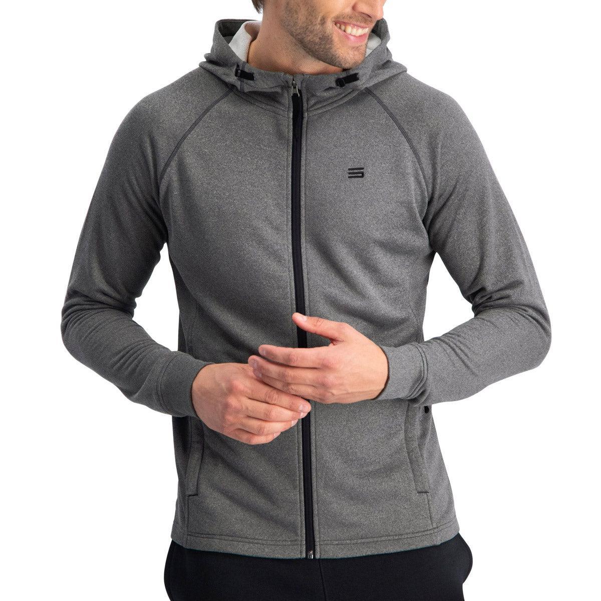 Three Sixty Six Men's Hooded Fill Zip Jacket Product Image