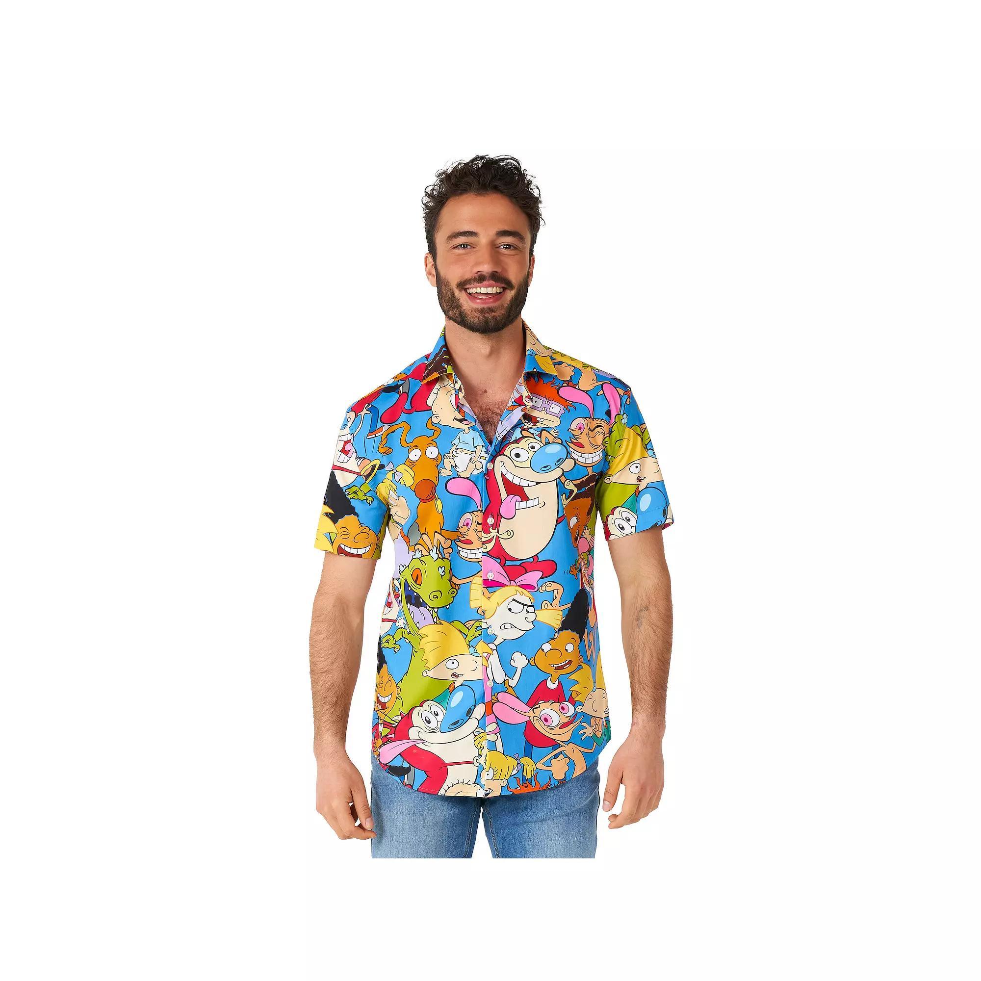 Men's OppoSuits Nickelodeon Cartoons Shirt, Size: XXL, Multi Product Image