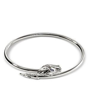 John Hardy Sterling Silver Naga Blue Sapphire Dragon Cuff Bracelet Product Image