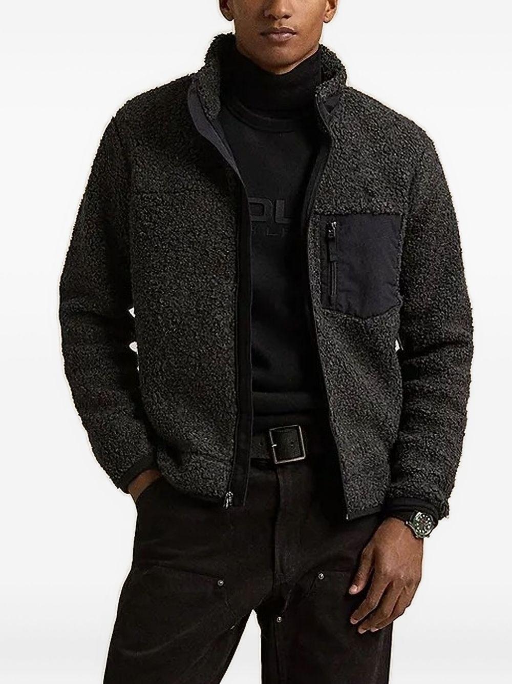 fleece zip-up jacket Product Image