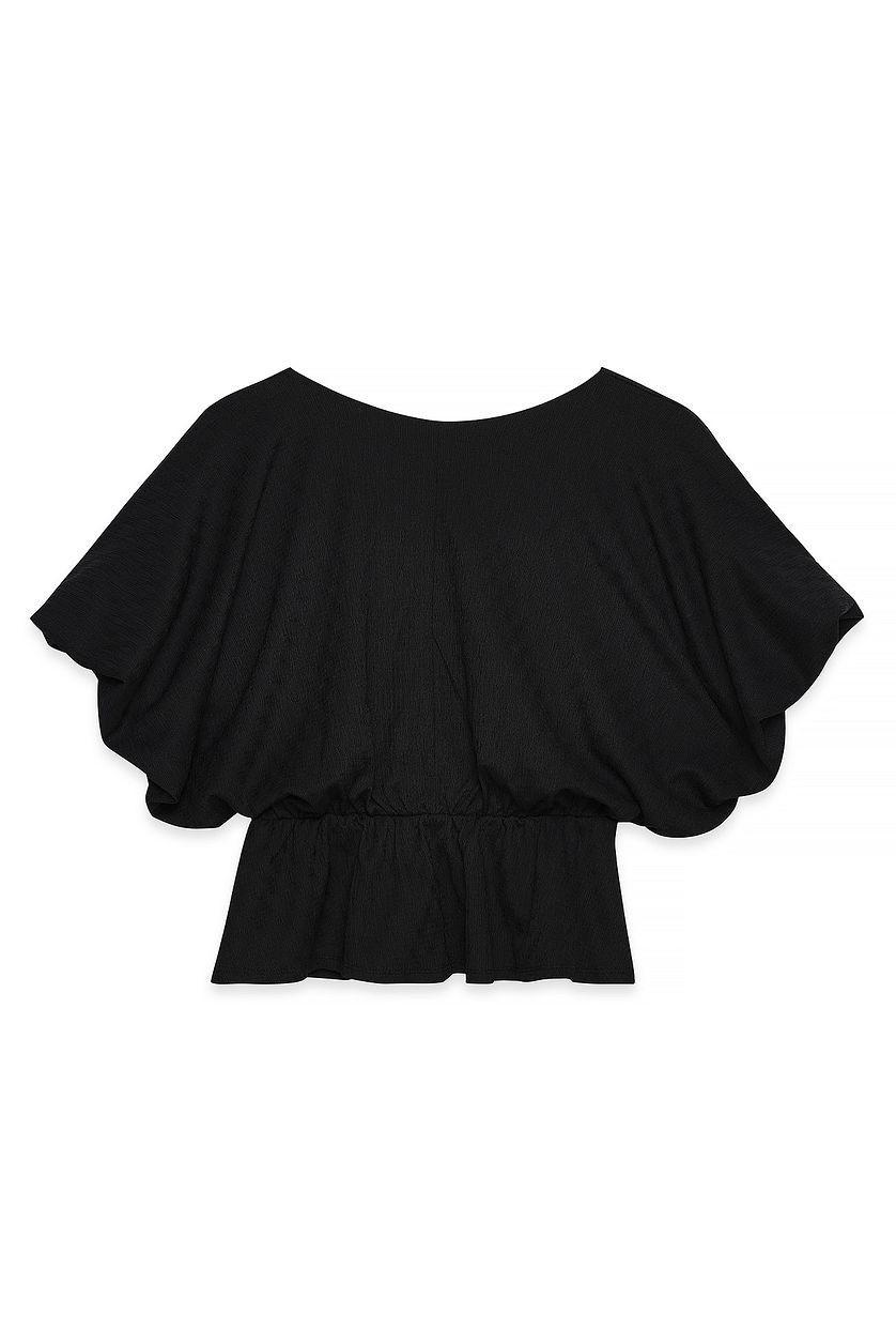 Peplum Draped Top Product Image