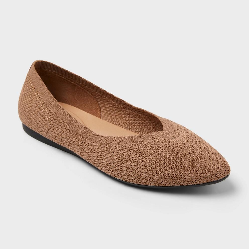 Women's Claire Knit Washable Flats - A New Day™ Product Image