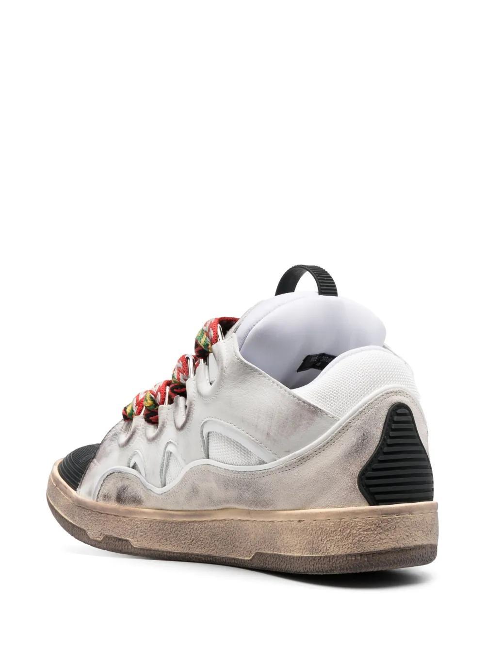 Curb chunky leather sneakers Product Image
