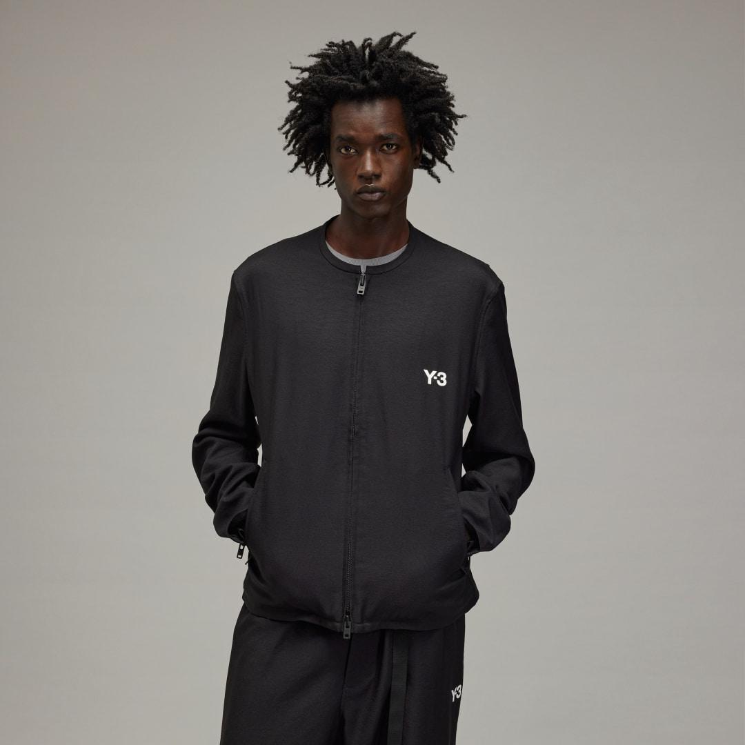 adidas Y-3 Mesh 3-Stripes Track Top Dark Blue XS Mens Product Image