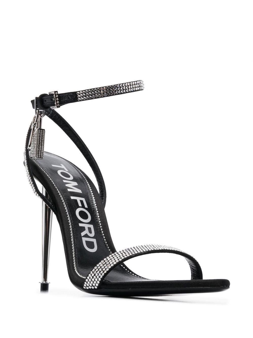 crystal-embellished 120mm sandals Product Image