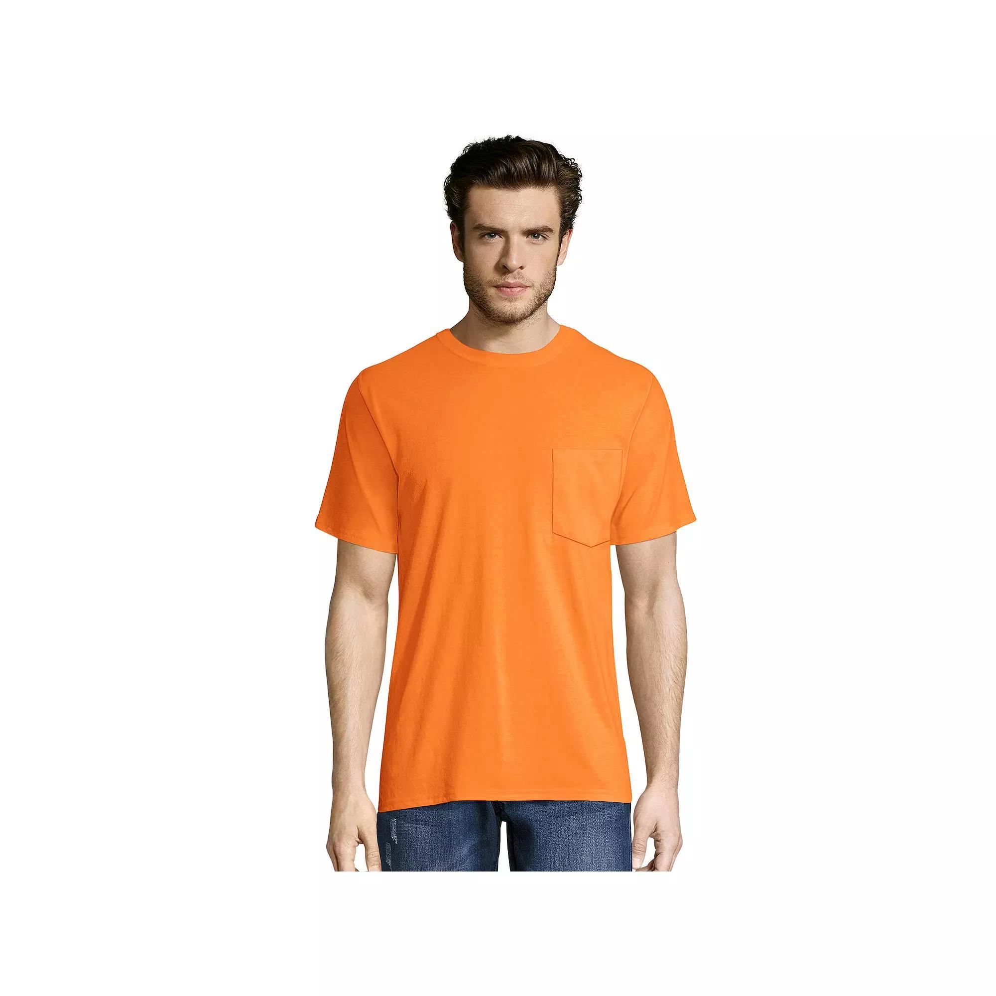 Mens Hanes Workwear 2-pack Pocket Tee Product Image