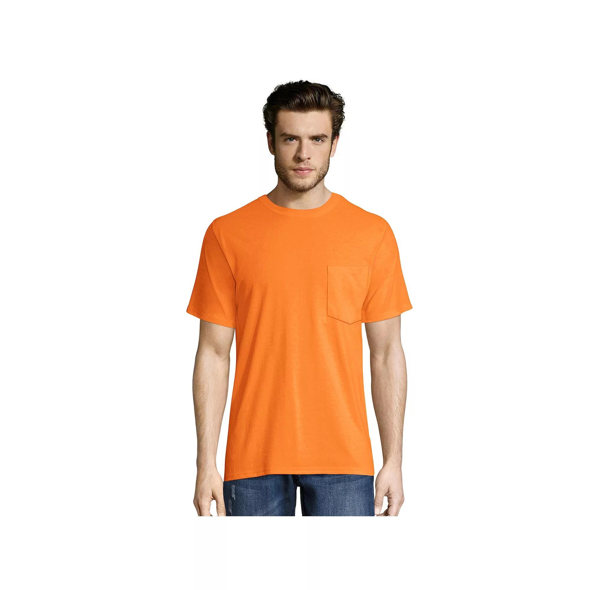 Mens Hanes Workwear 2-pack Pocket Tee Product Image