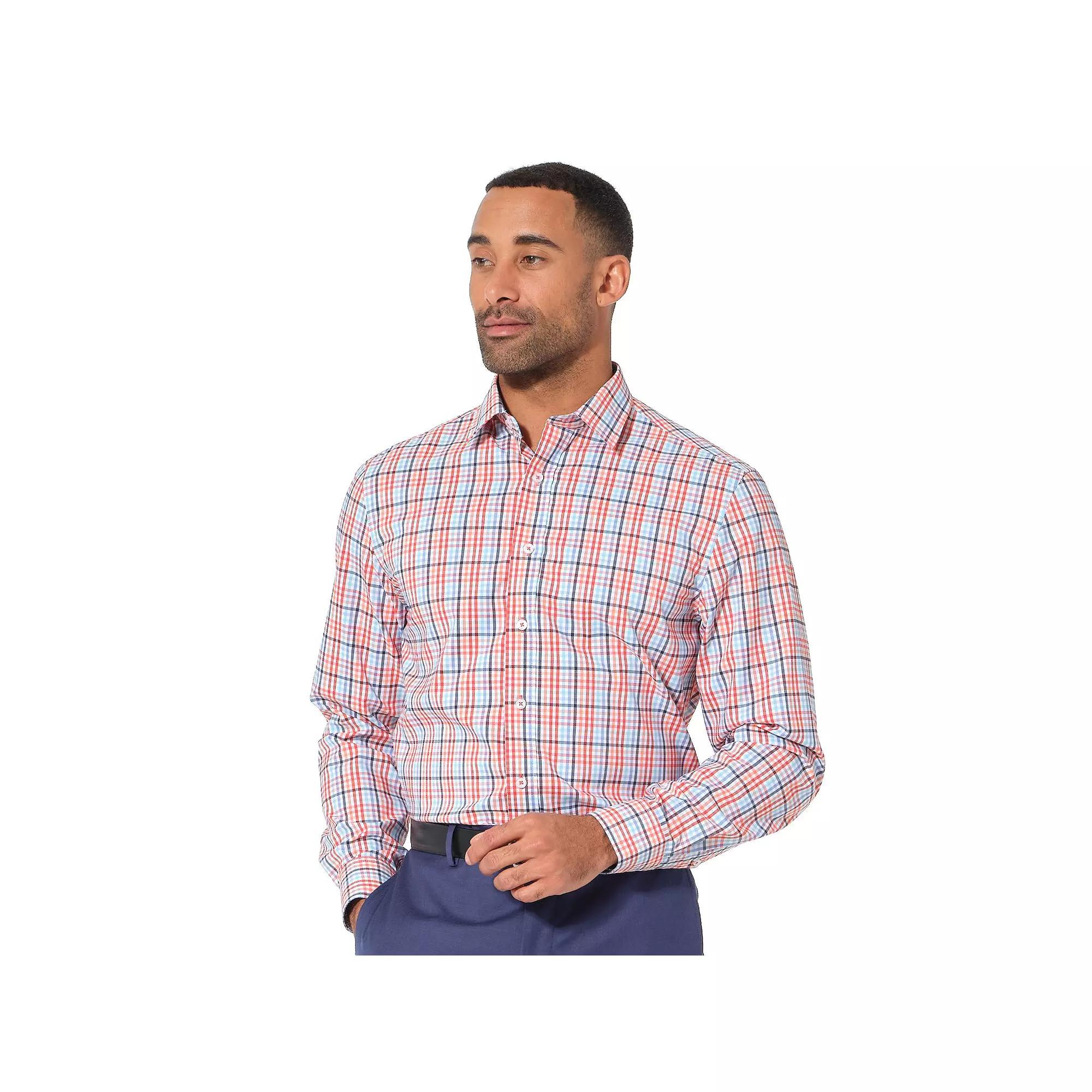 Mens Nick Graham Traveler Collection Performance Modern-Fit Stretch Dress Shirt Product Image