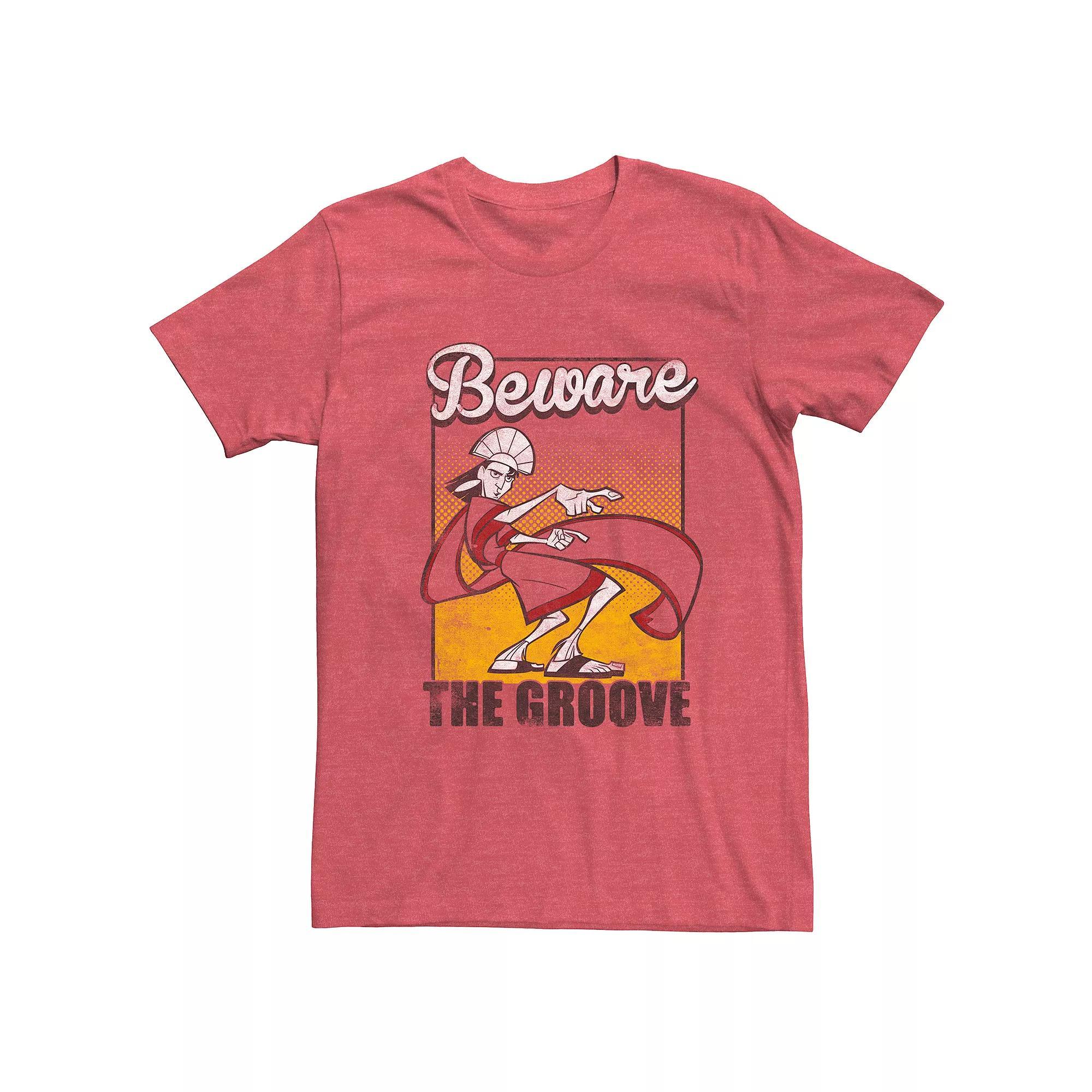 Disney's The Emperor's New Groove Men's Tee, Size: Medium, Red Grey Product Image