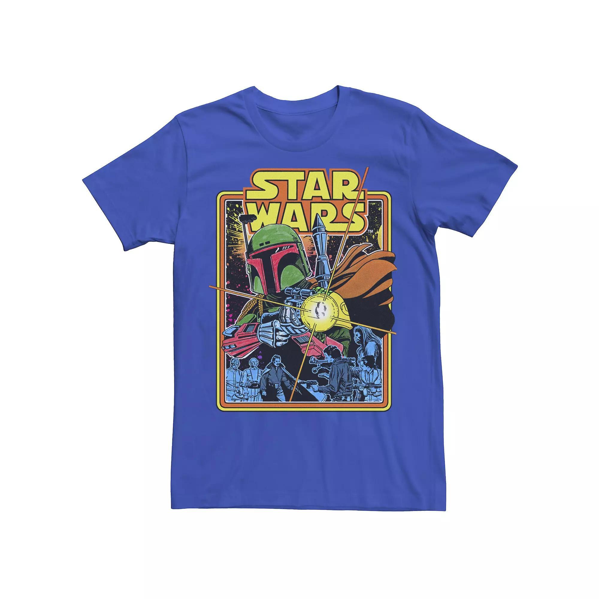 Mens Star Wars Han Solo OG Copilot Tee Red Grey Product Image