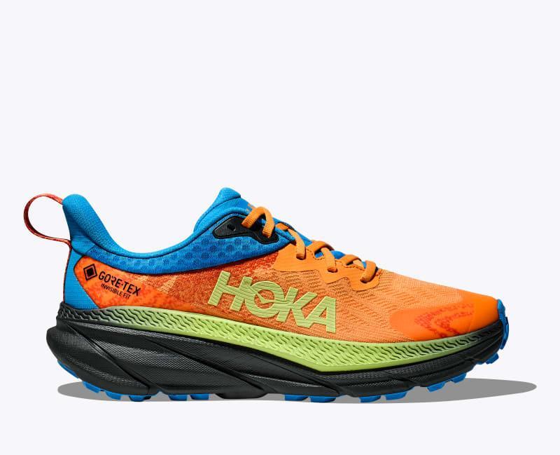 HOKA Women's Challenger 7 GTX Shoes in Black/Black, Size 6.5 Product Image