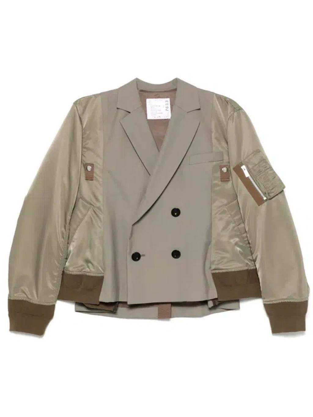 SACAI Double-breasted Jacket In 550 Product Image