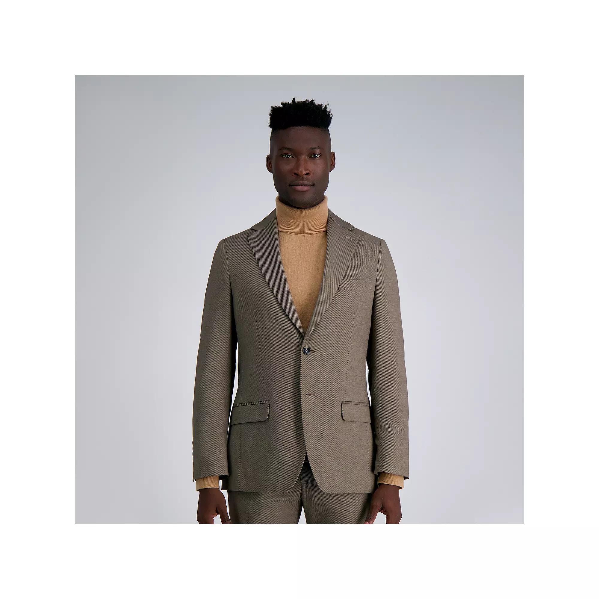 Men's J.M. Haggar® Premium Tailored-Fit Stretch Suit Jacket, Size: 40 - Regular, Blue Twill Product Image
