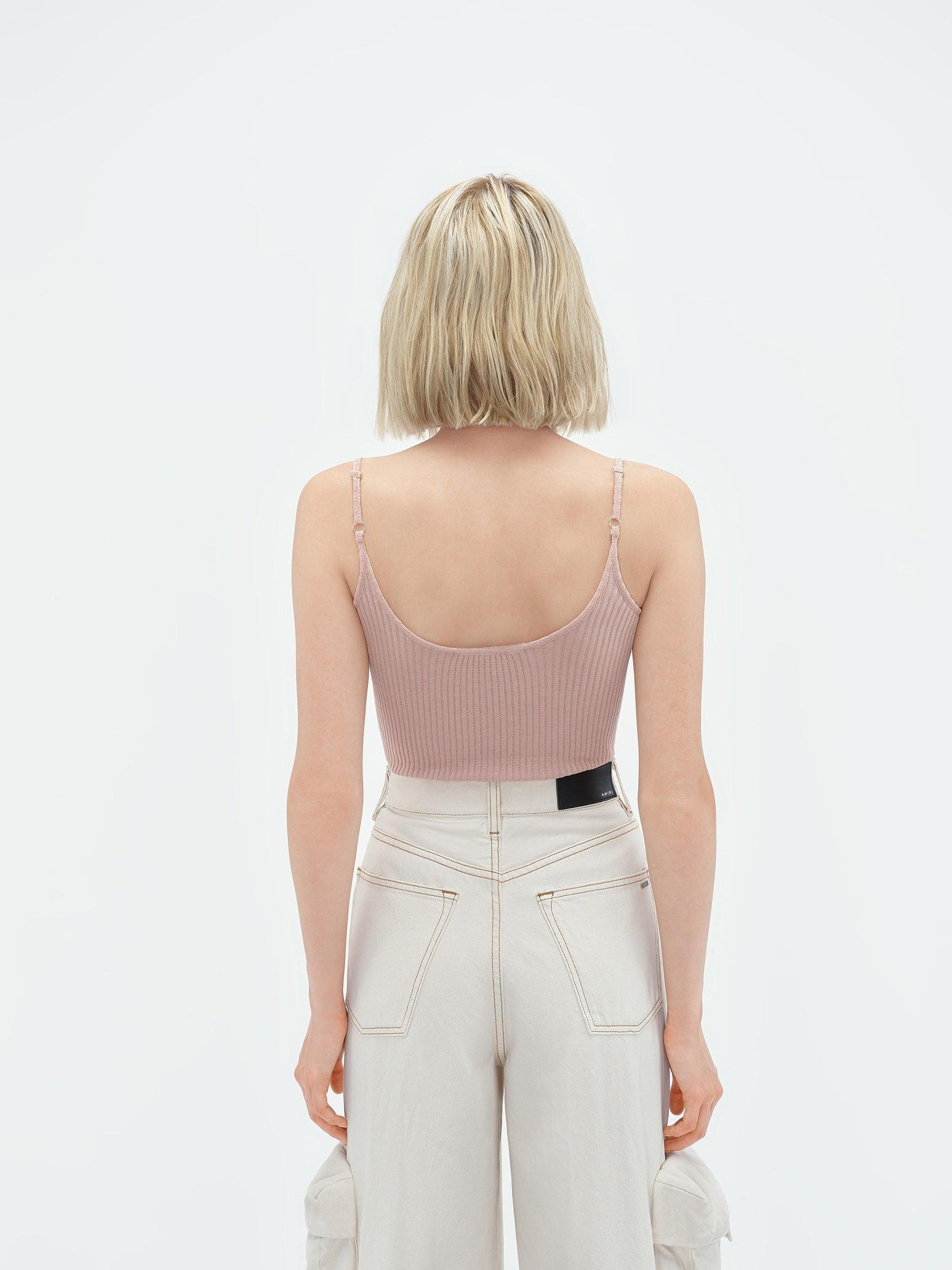 WOMEN - VERTICAL AMIRI TANK TOP - Cork Female Product Image
