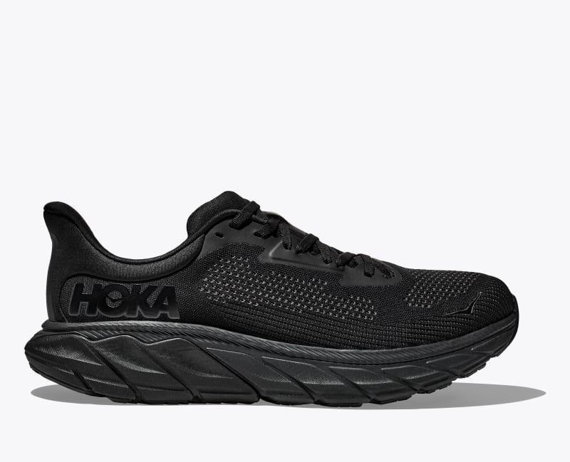 HOKA Women's Arahi 7 Shoes in Vanilla/Cream, Size 7 Product Image