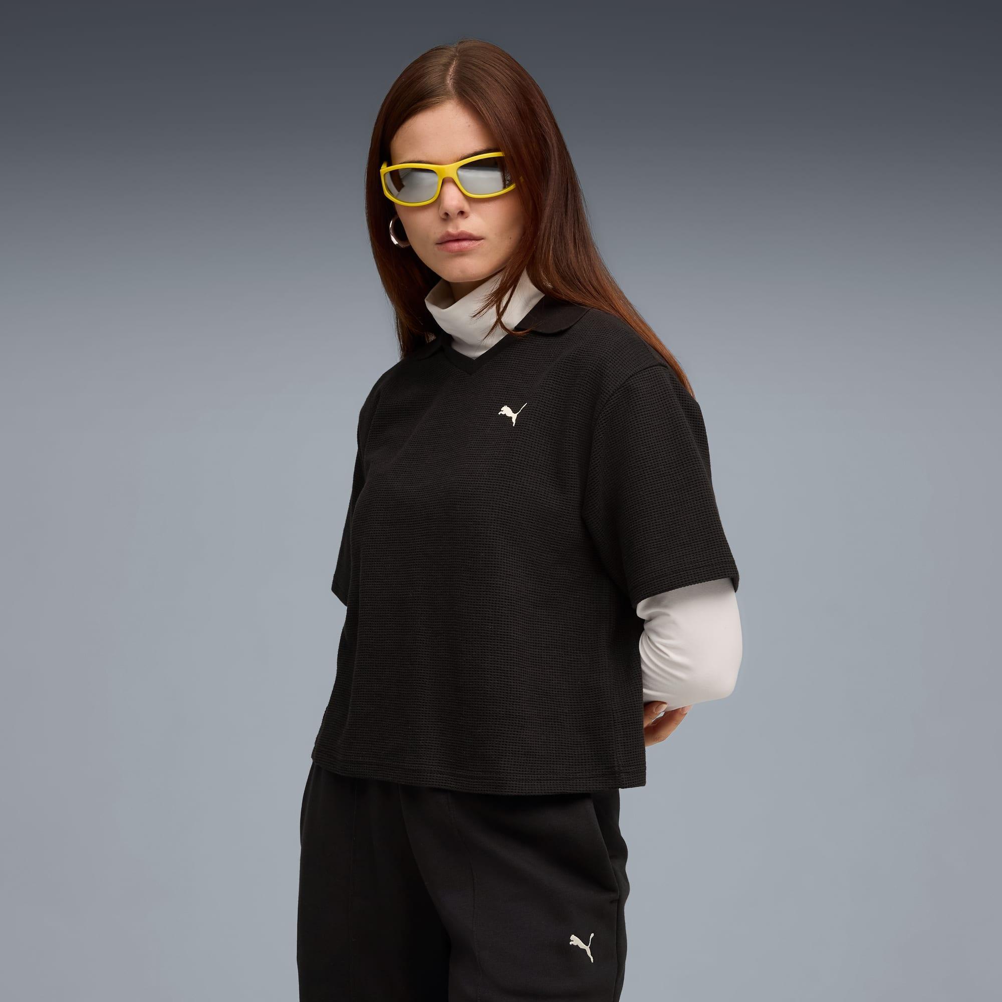 PUMA Class Relaxed Polo Tee Women Product Image