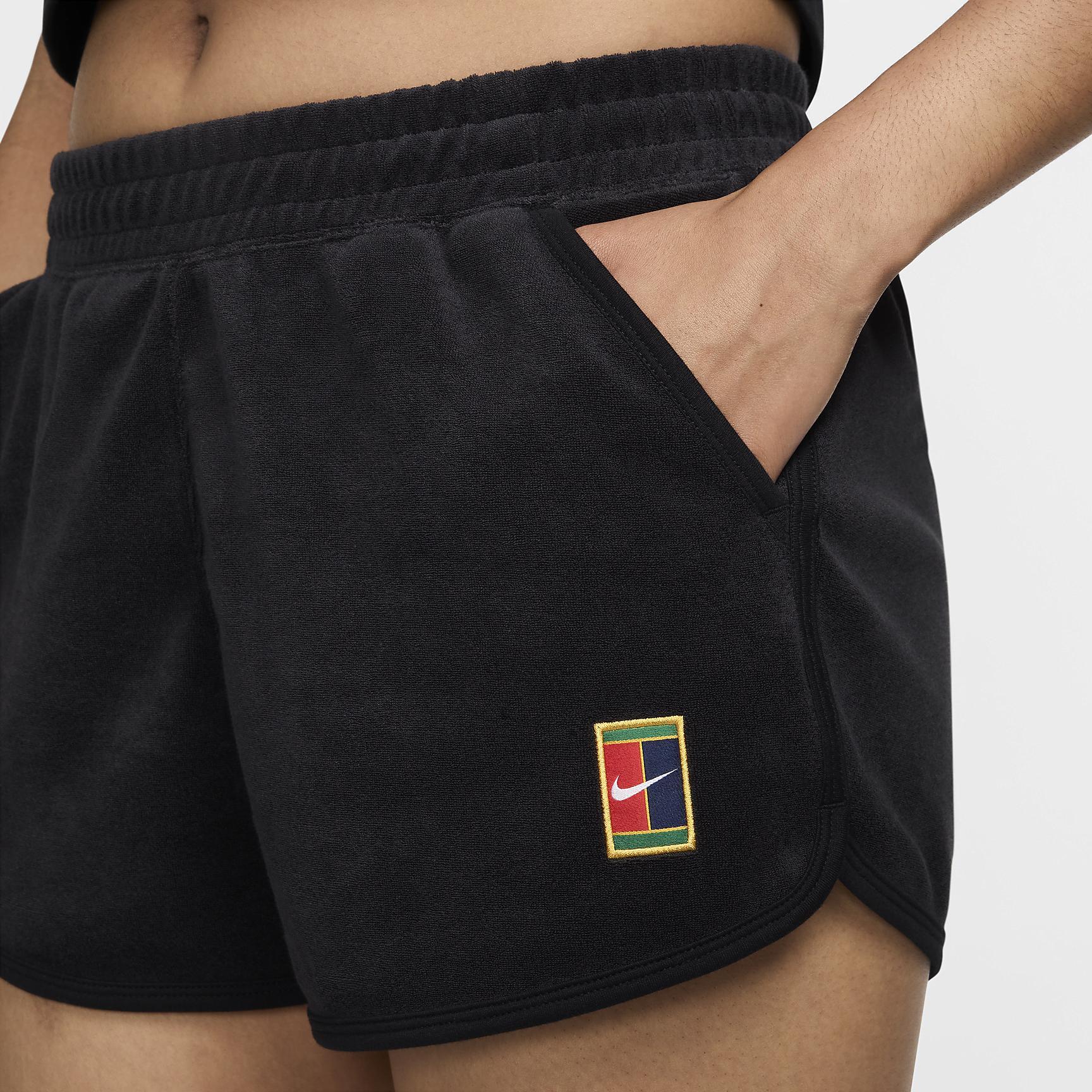 NikeCourt Heritage Women's Mid-Rise French Terry Tennis Shorts Product Image