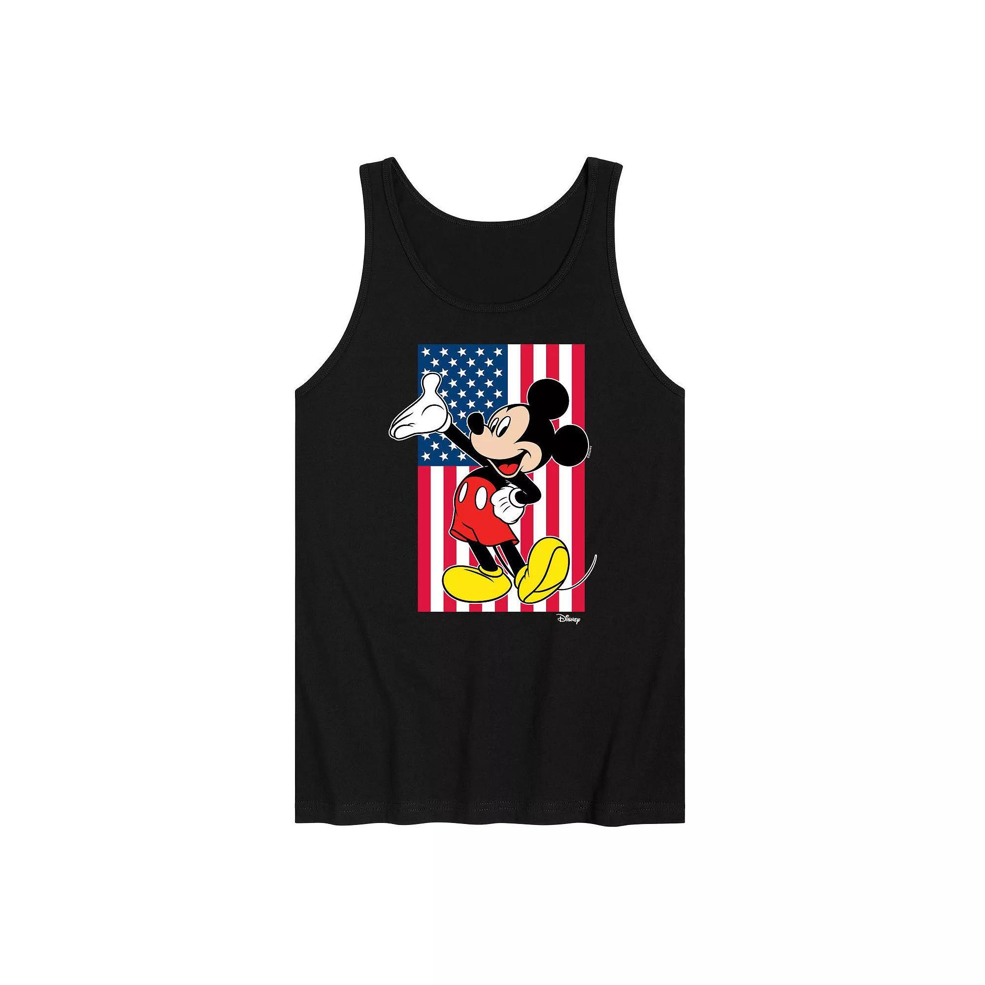 Disneys Mickey Mouse Mens Flag Tank Top Product Image