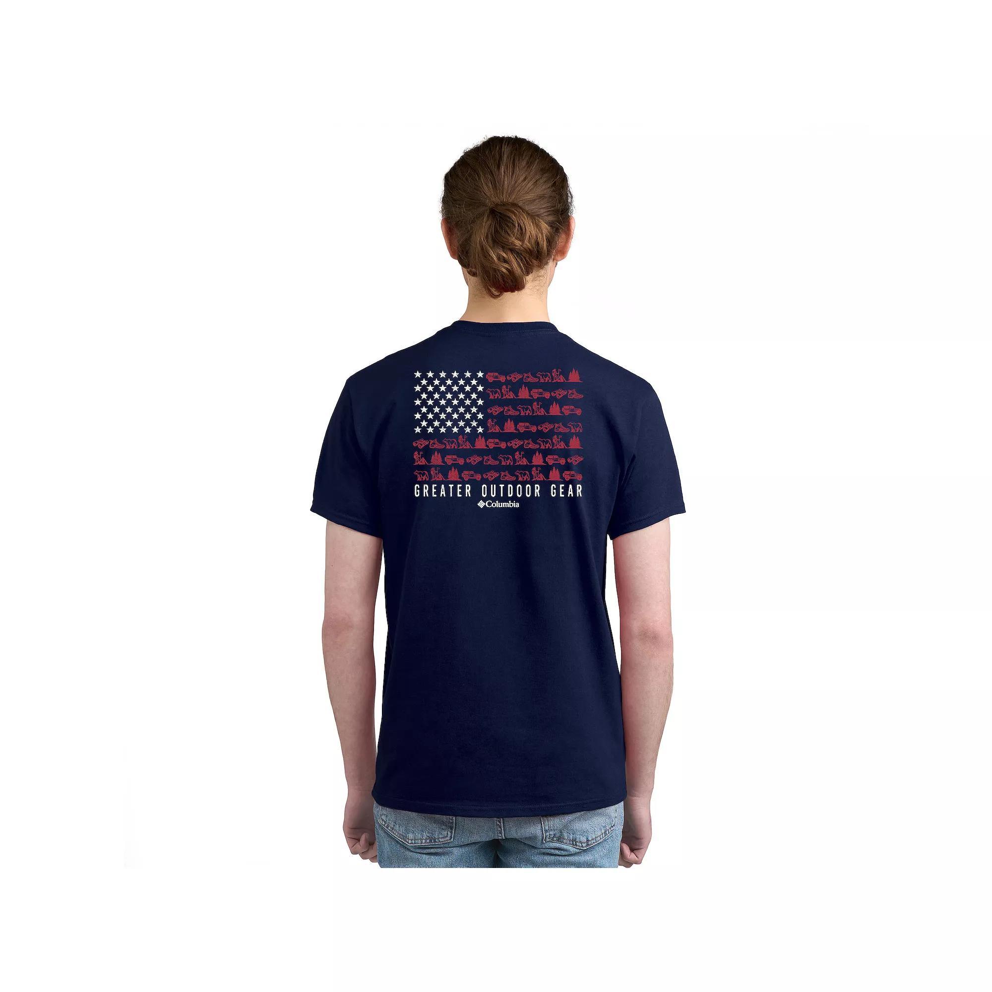 Mens Columbia Short Sleeve Graphic Tee Product Image