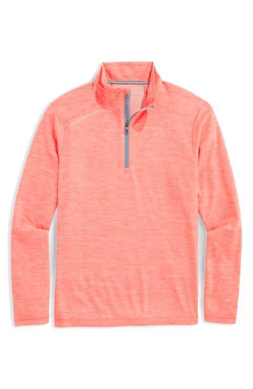 Vineyard Vines Sankaty Quarter-Zip (Coastline) Women's Short Sleeve Knit Product Image