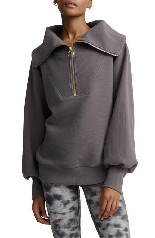 Vine Oversized 1/2-Zip Pullover Sweatshirt Product Image