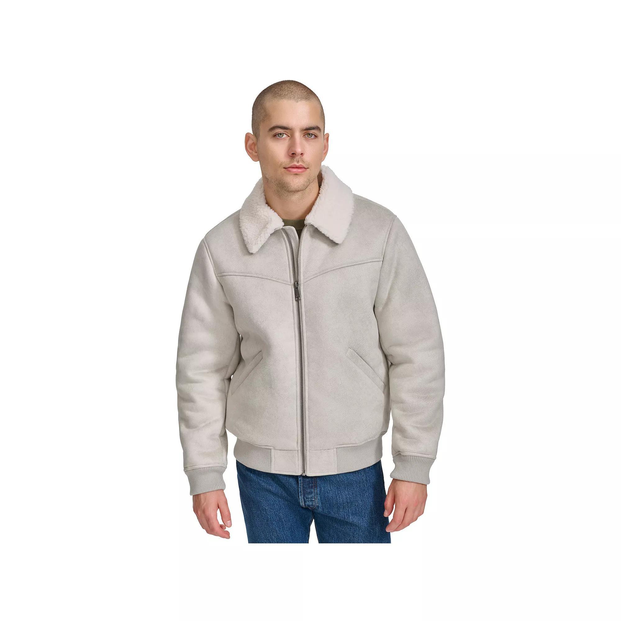Men's Levi's® Faux Shearling Bomber Jacket, Size: XXL, Tundra Product Image