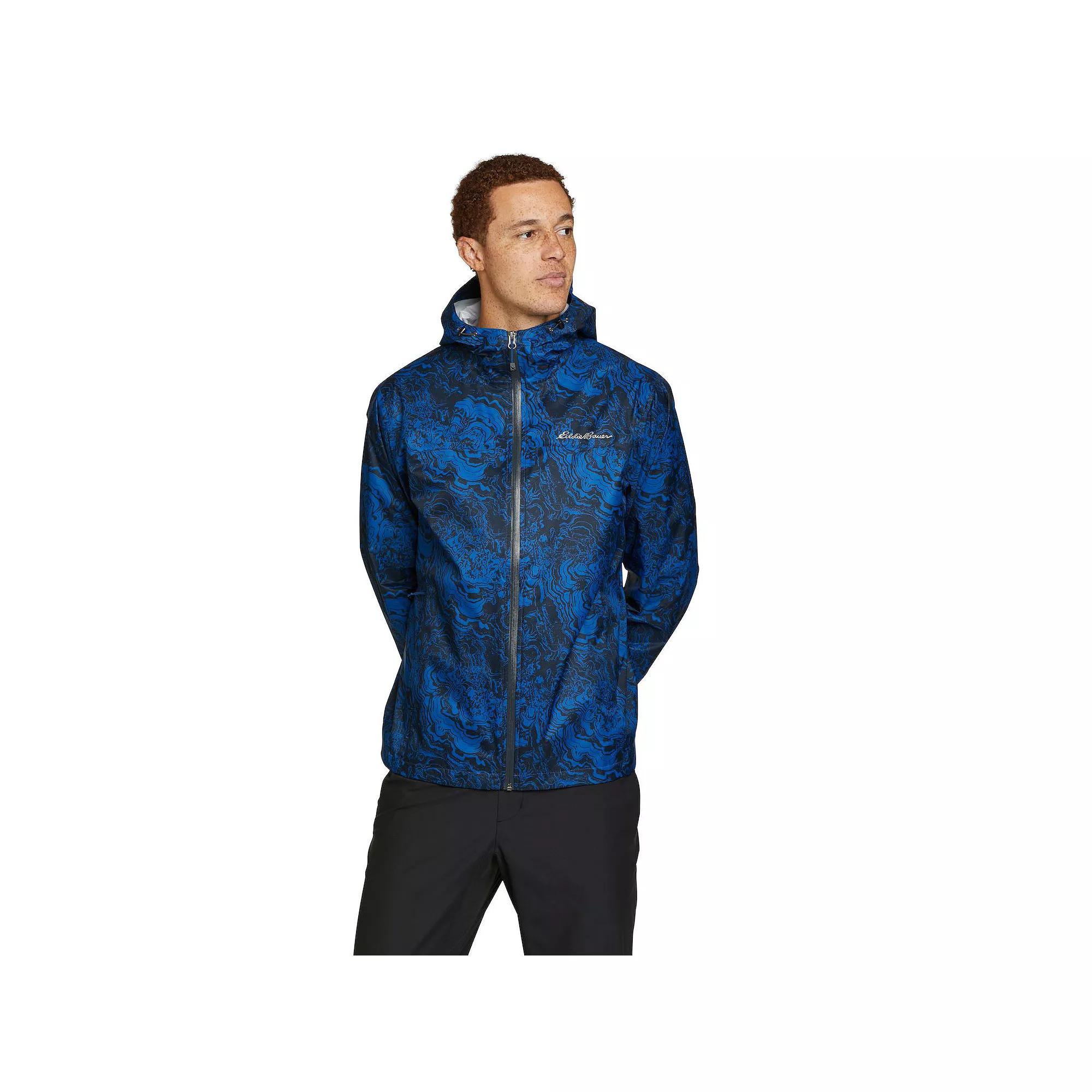 Men's Eddie Bauer Cloud Cap Rain Jacket, Size: XXL, Black Product Image
