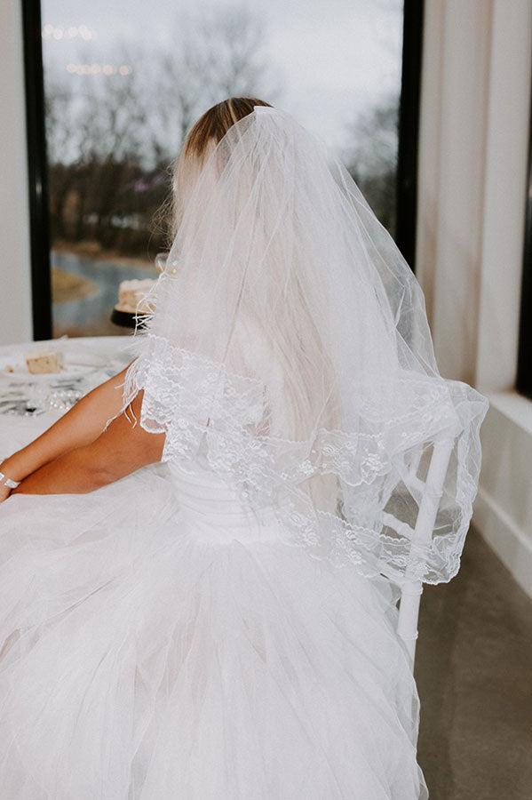 Heart First Lace Veil Product Image