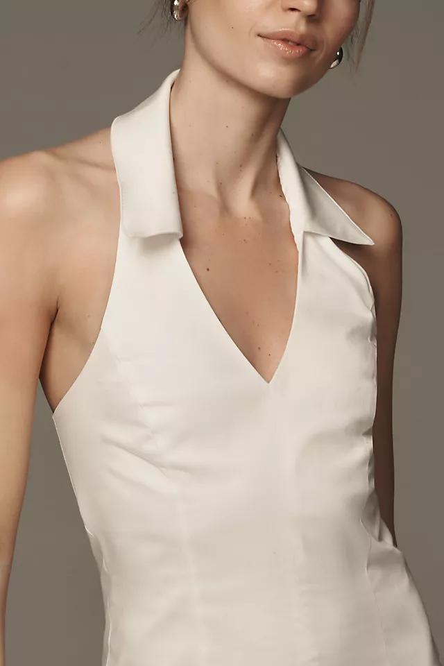 Maeve Halter Drop-Waist Mini Dress Product Image