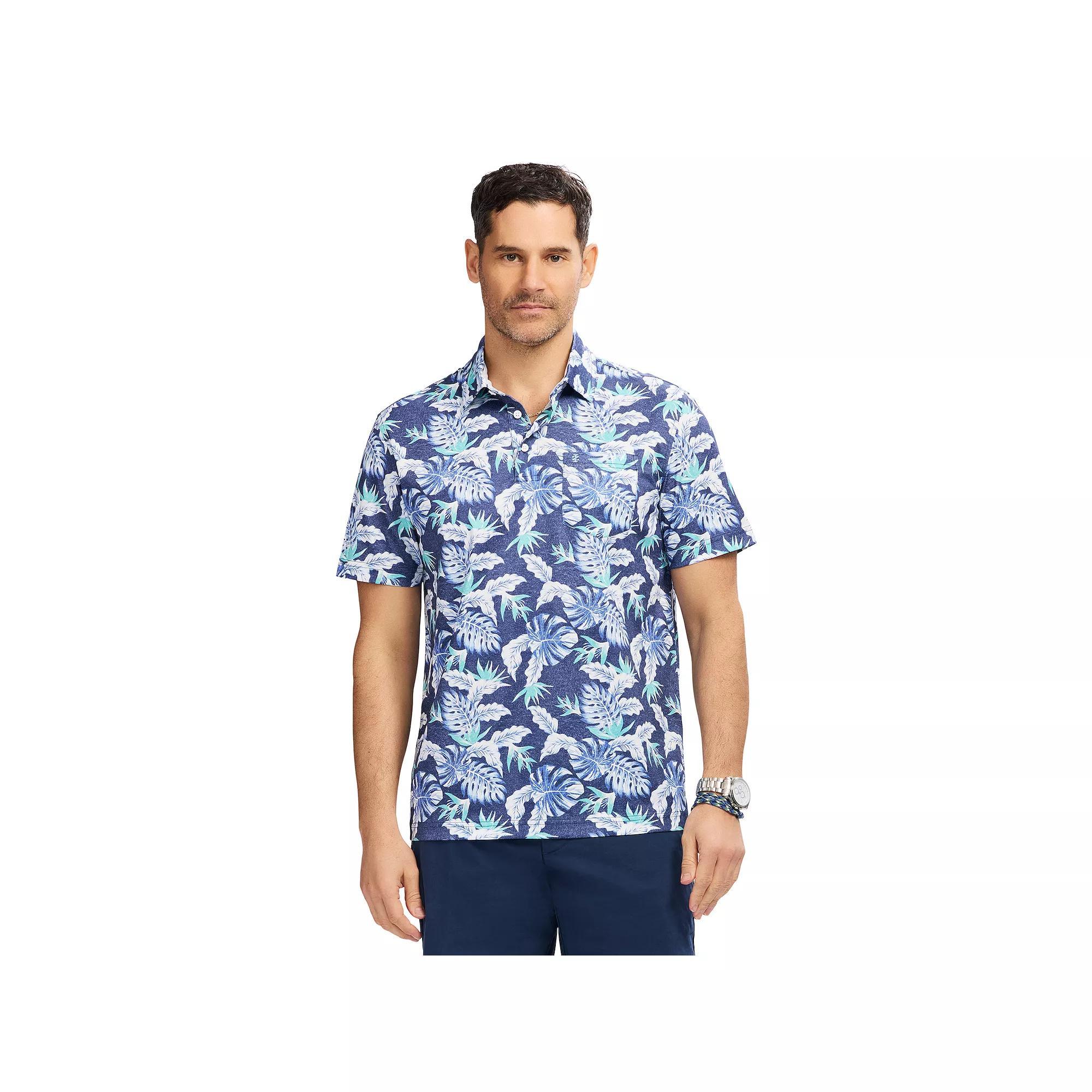 Men's IZOD Sunshield Performance Short Sleeve Polo, Size: Small, Medieval Blue Product Image
