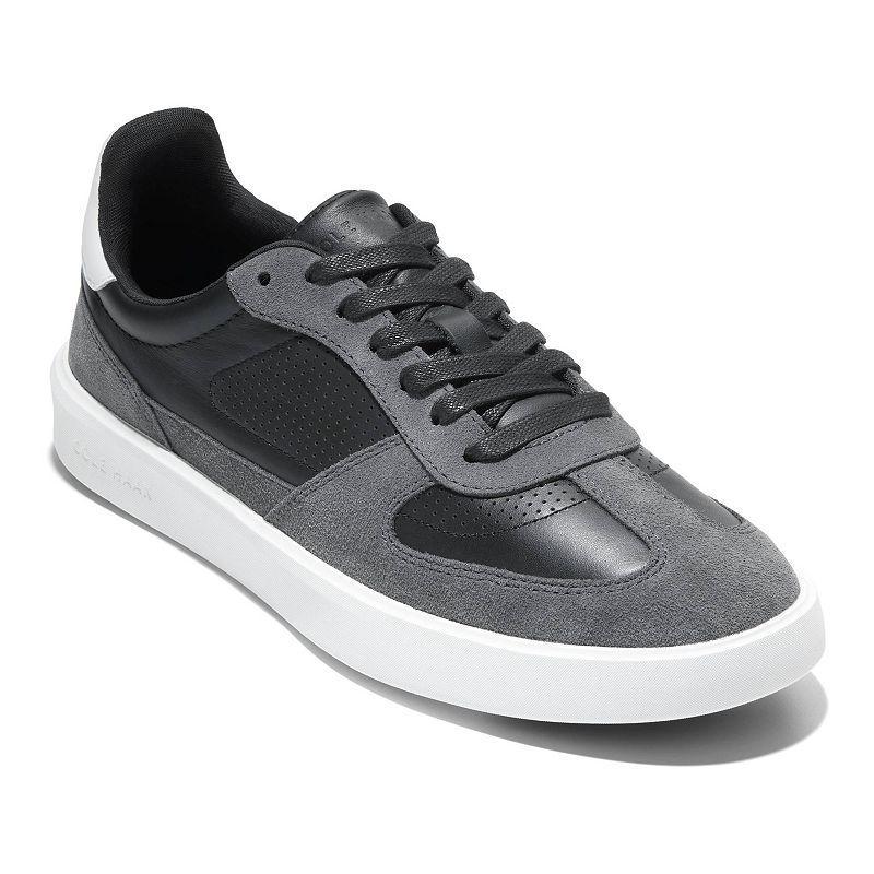 Cole Haan Grand Crosscourt Men's Modern Turf Sneakers, Size: 8.5, Black Gray Pinstripe Product Image