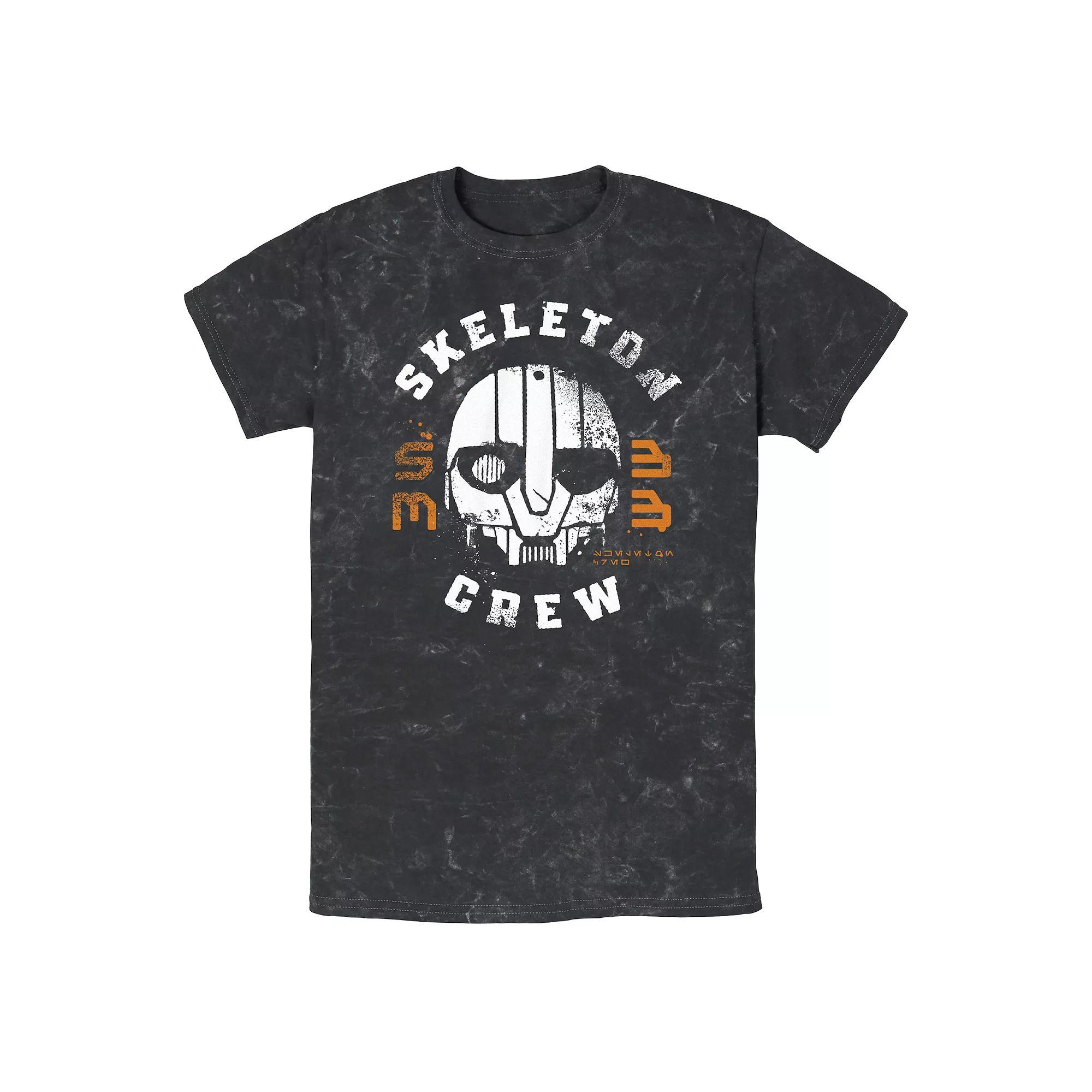Men's Star Wars Skeleton Crew SM-33 Mask Graphic Tee, Size: Large, Black Product Image