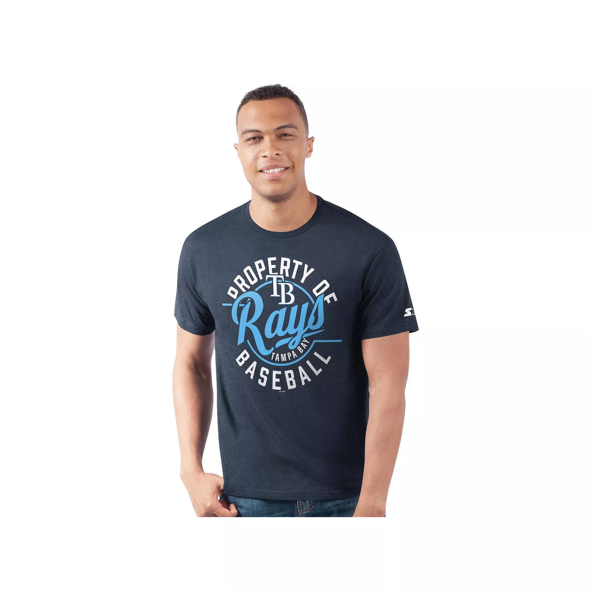 Men's Starter  Royal Texas Rangers Prime Time Batter T-Shirt, Size: XL, Blue Product Image
